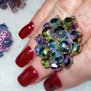 Choice of Wire Beaded Chunky Ring
